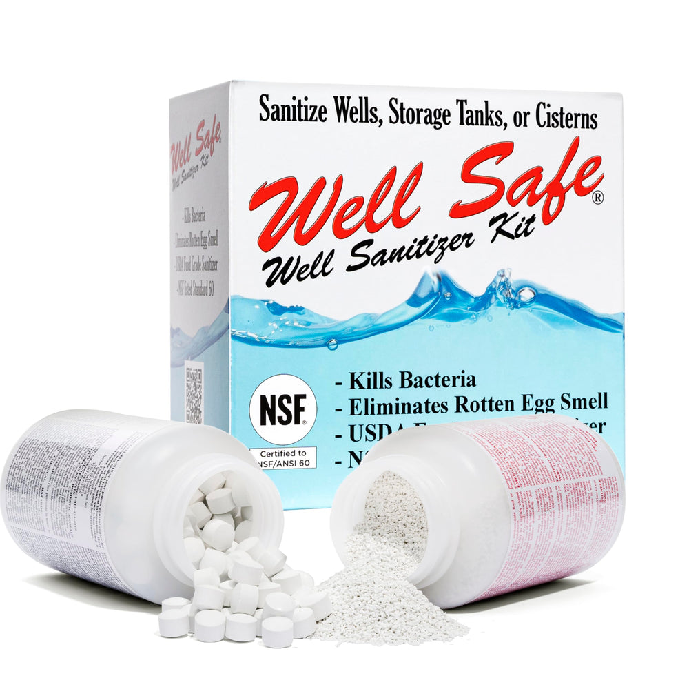 Calcium hypochlorite pellets by Better Water Industries for effective disinfection.