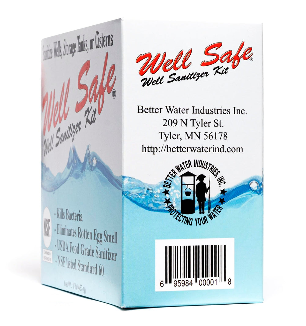 Flushing after treatment ensures clear, safe water.