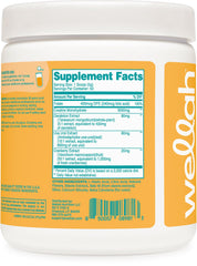 Wellah Creatine for Women mixing with water in a glass for convenient hydration