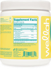 Wellah Creatine for Women ready-to-drink glass, post-mreak or daily refreshment.