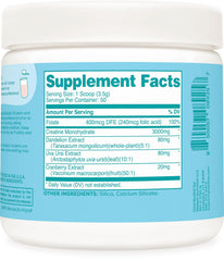 Wellah Creatine for Women with NSF GMP certification badge emphasizes quality assurance.