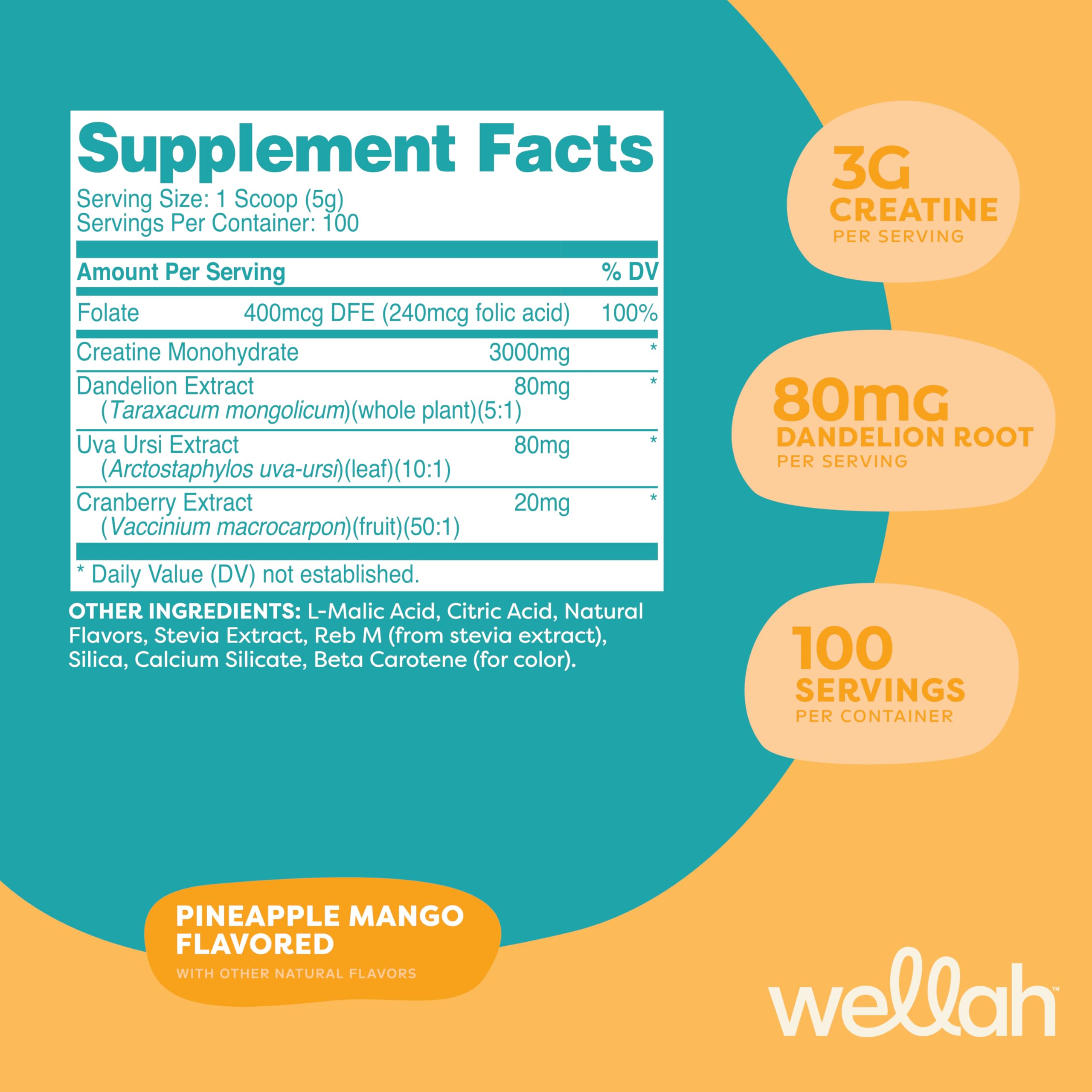 Wellah Creatine for Women scoop in shaker showing convenient daily use.