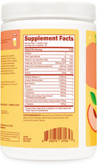 Wellah pre-workout peach mango glass with bubbles highlighting refreshment and sensory appeal.