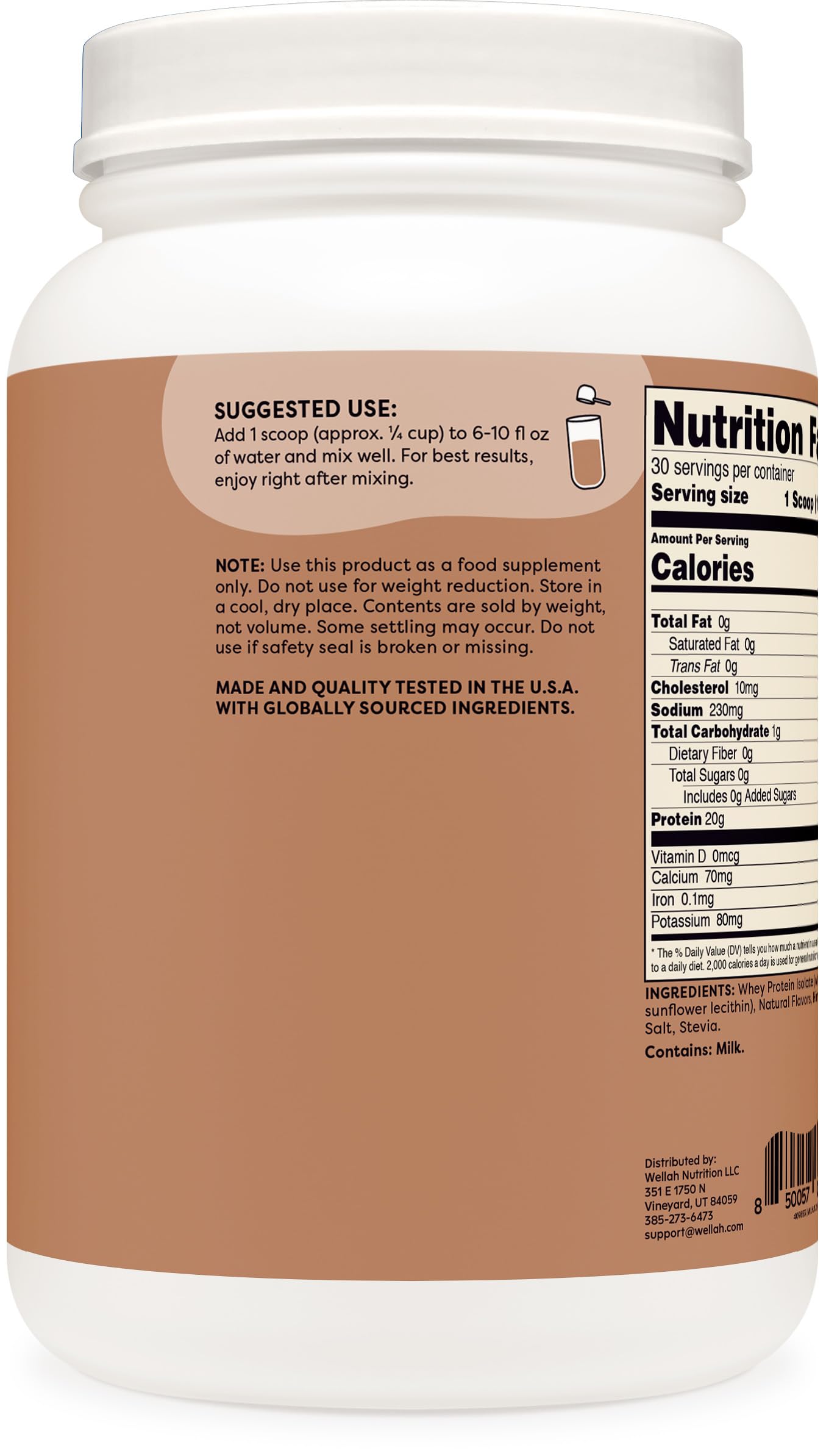 Wellah Protein Your Whey powder being poured for quick, protein-rich shakes.