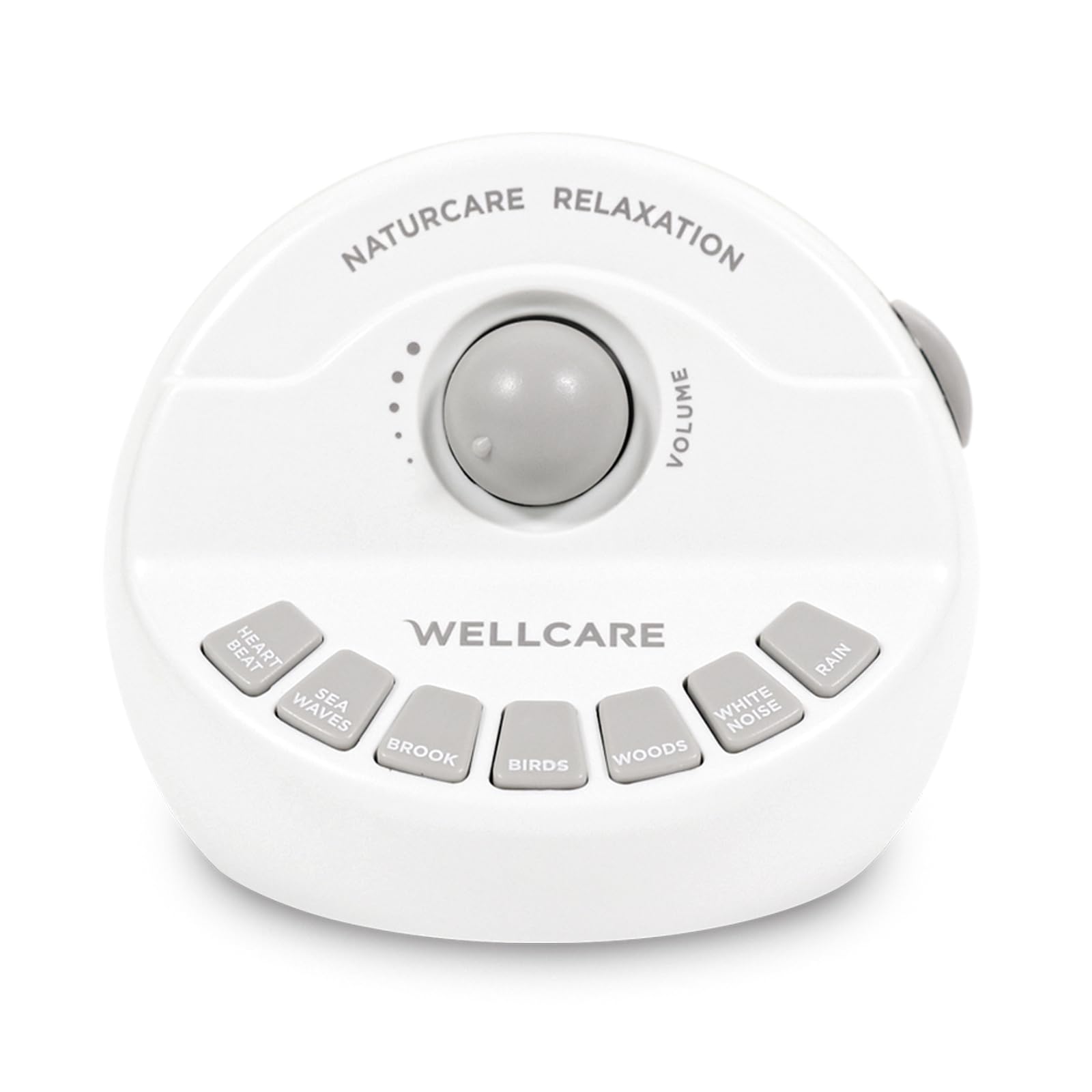 Wellcare Naturcare heartbeat sound image for calming infants and focus use.