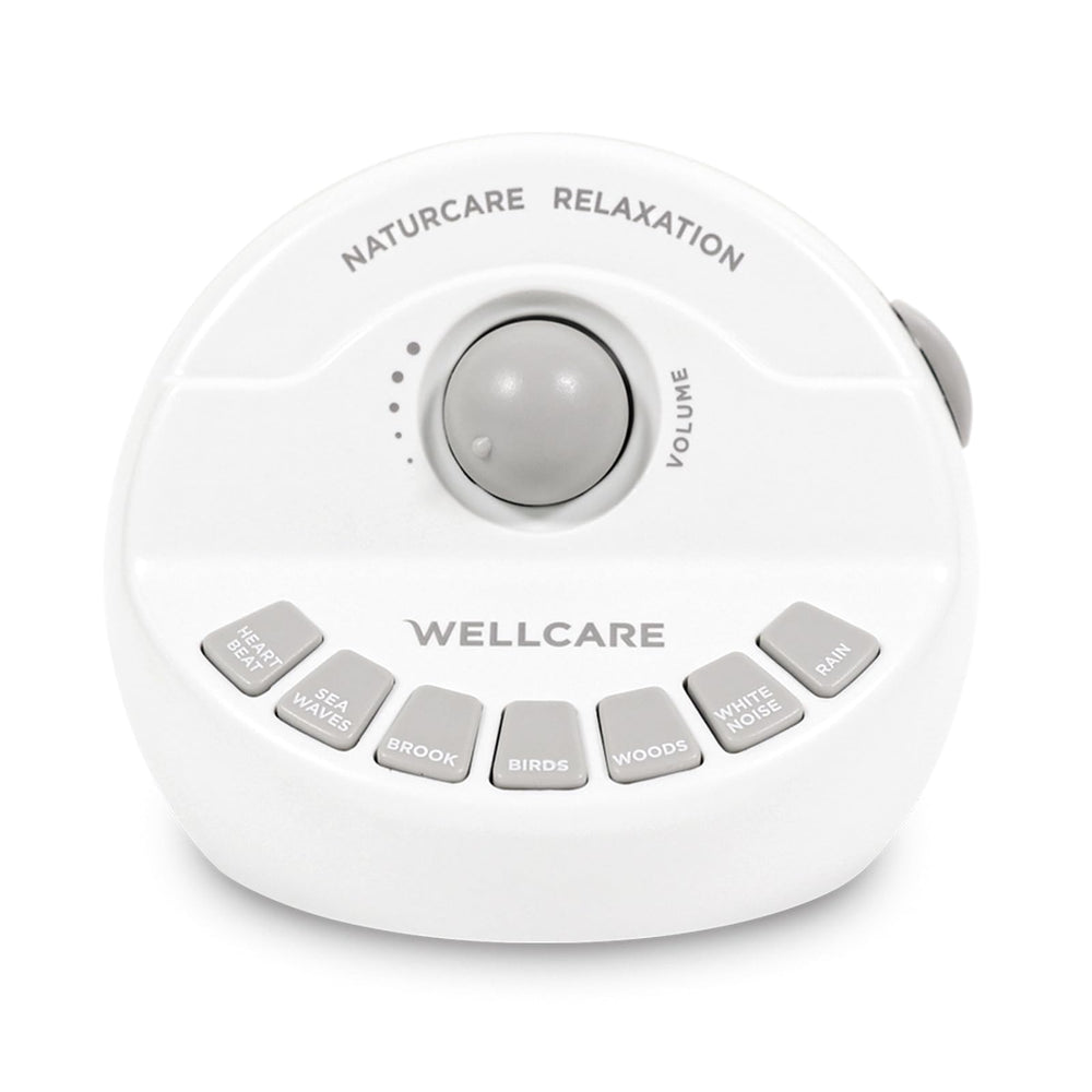 Wellcare Naturcare heartbeat sound image for calming infants and focus use.