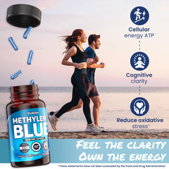 Welldiet Methylene Blue bottle spread — 2-month supply for steady routine.