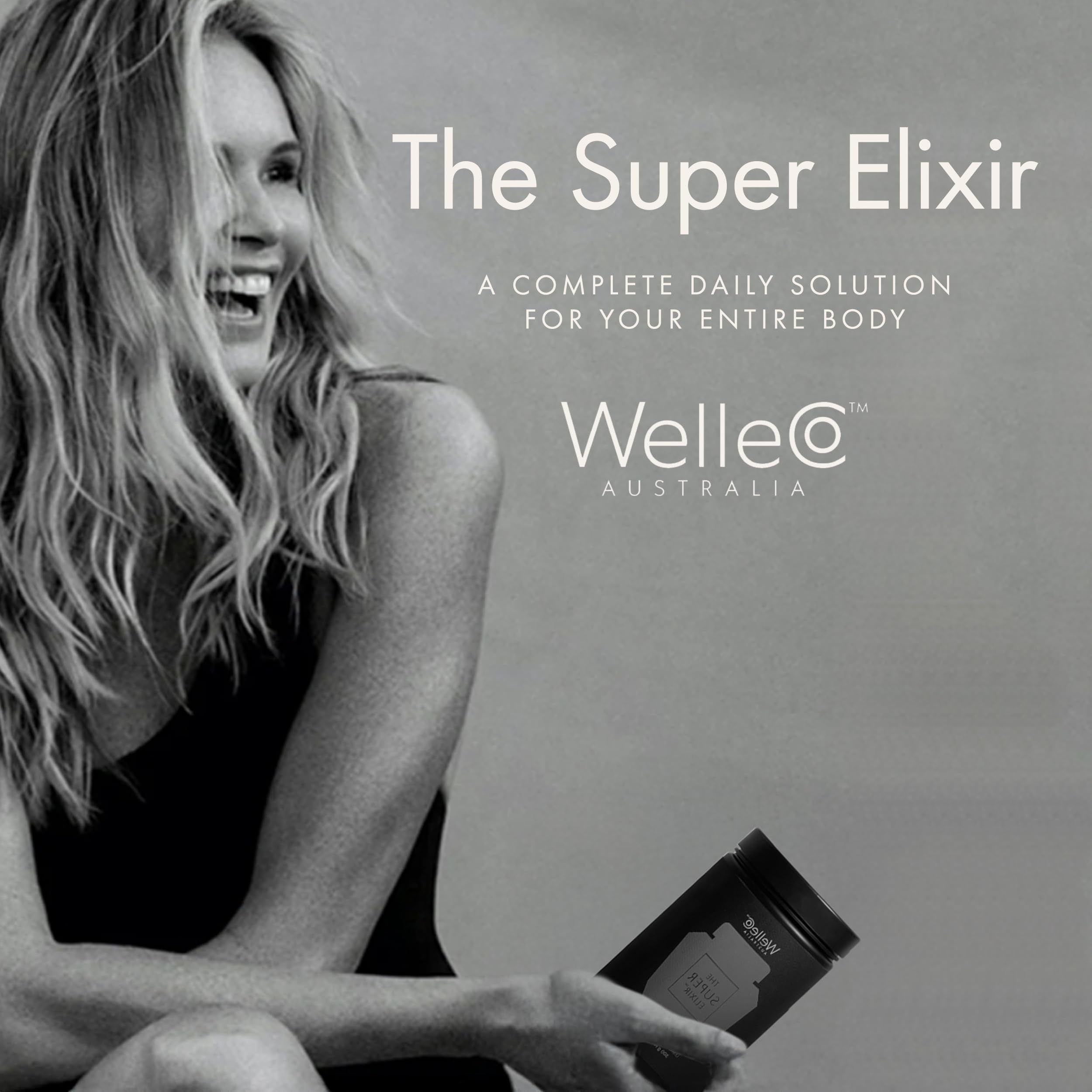 WelleCo Super Elixir pineapple-lime powder close-up texture