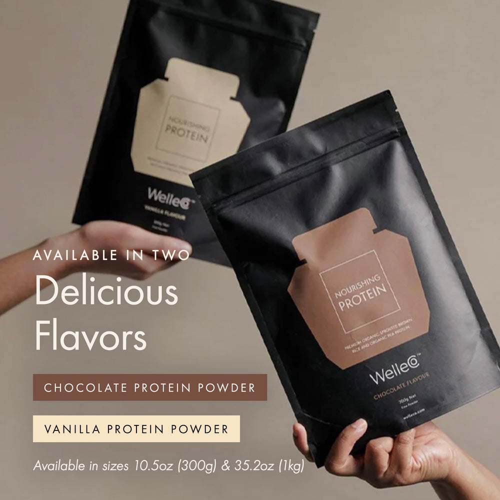 WelleCo label lists minerals and fiber for daily nourishment.