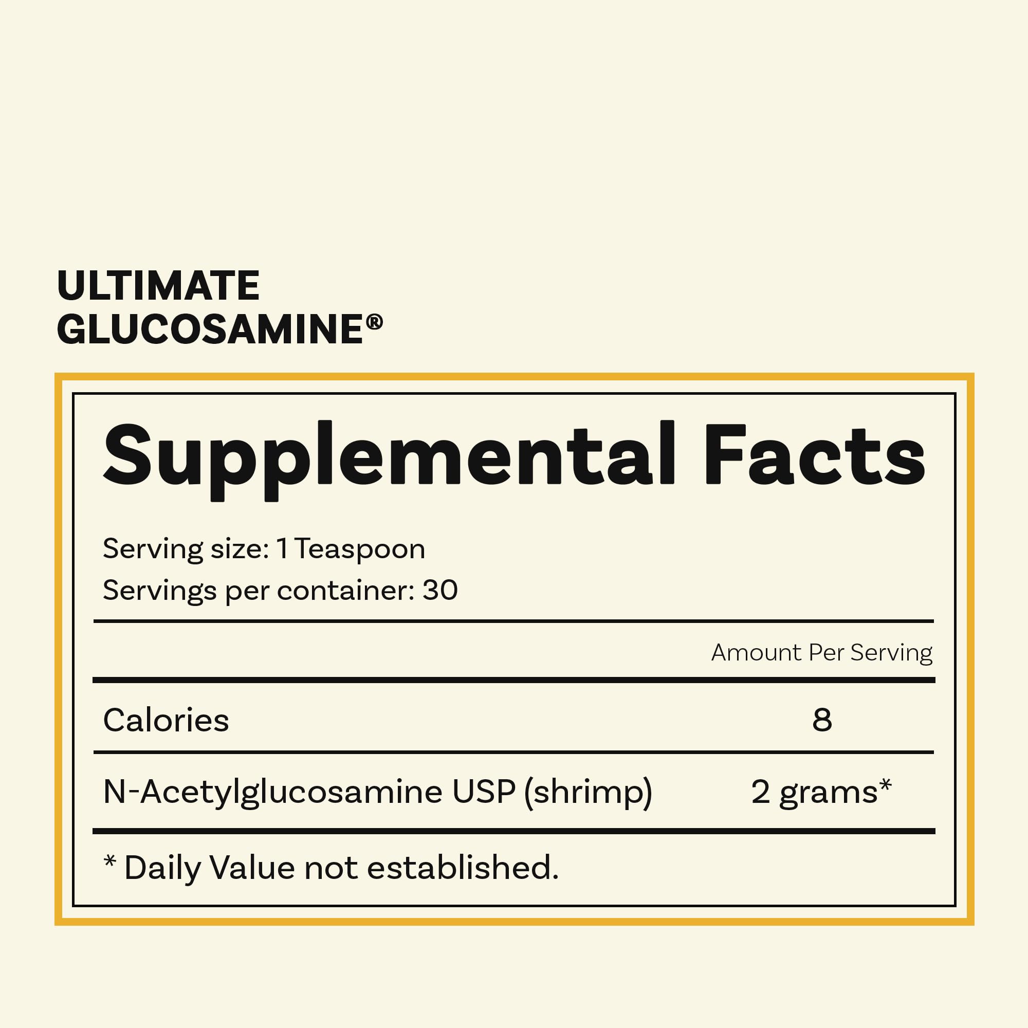 Wellesley Therapeutics Ultimate Glucosamine dairy-free statement for sensitive diets.