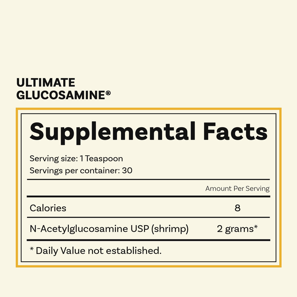 Wellesley Therapeutics Ultimate Glucosamine dairy-free statement for sensitive diets.