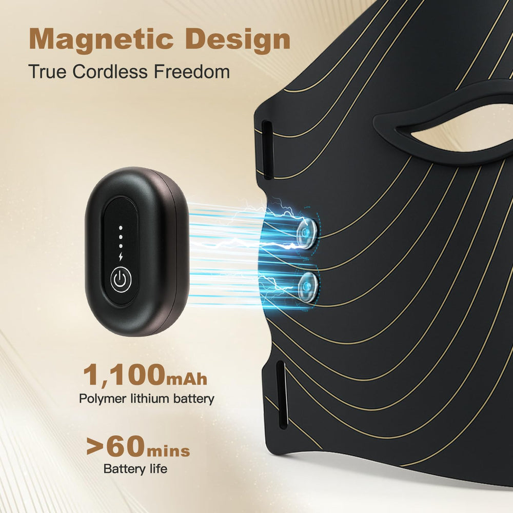 WELLEVER LED face mask using 850nm infrared for deeper skin penetration.