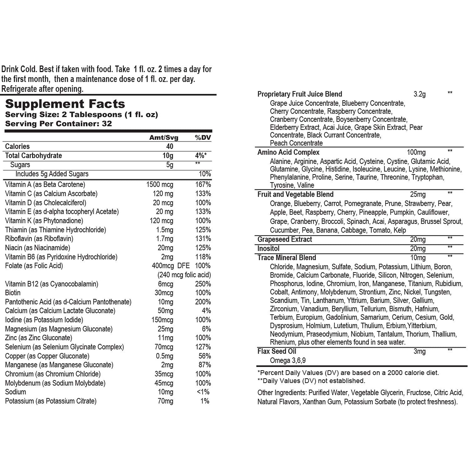 Wellgenix Balanced Essentials phytonutrient-rich blend from fruits and vegetables.