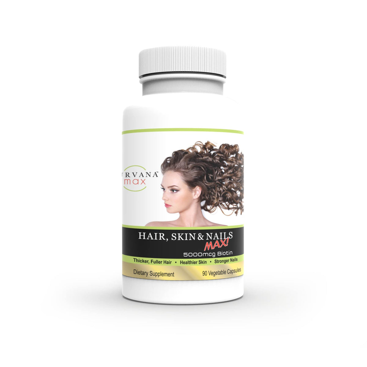 Wellgenix Purvana Max bottle-front suggests hair vitality and beauty wellness