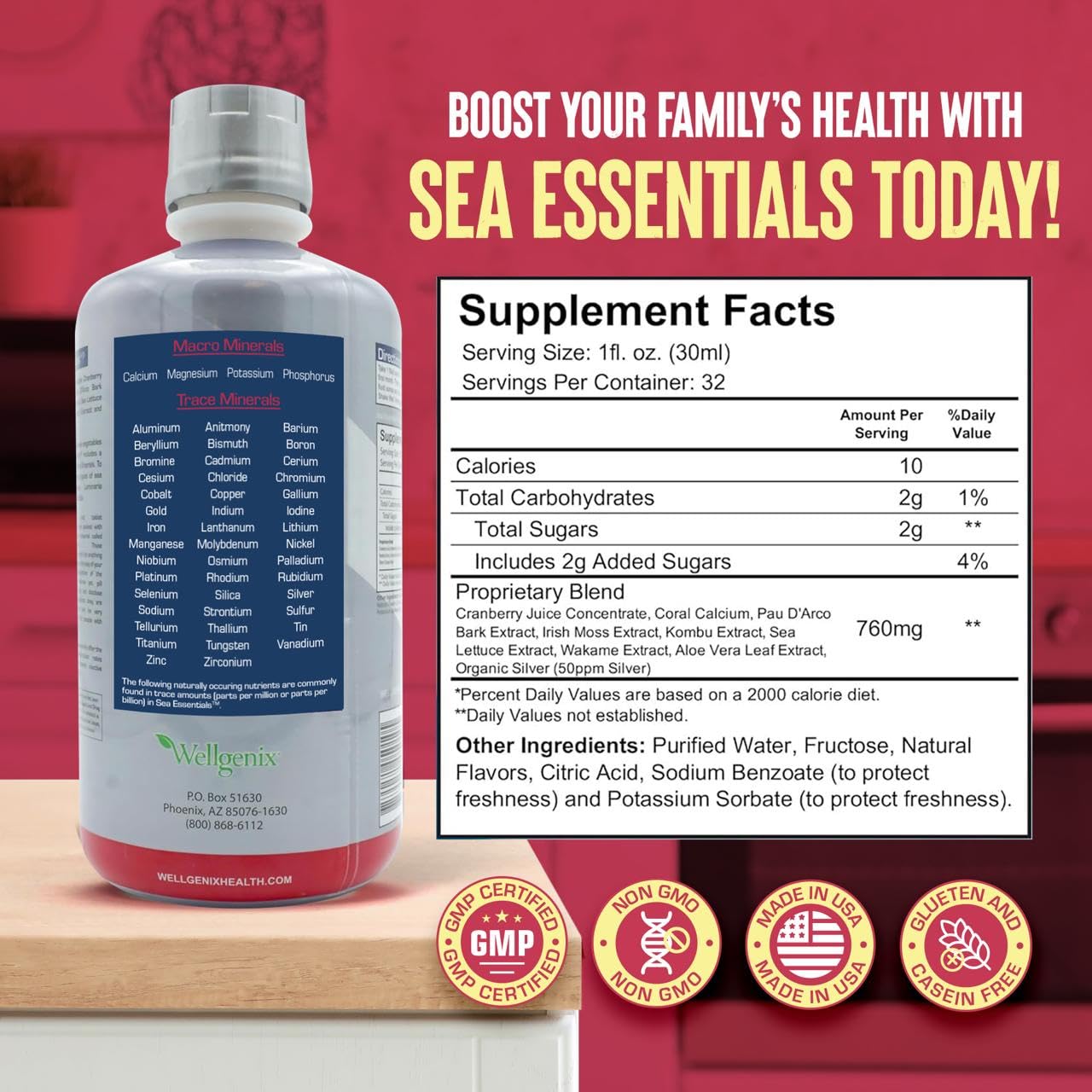 Wellgenix Sea Essentials dropper ensures precise daily dosing