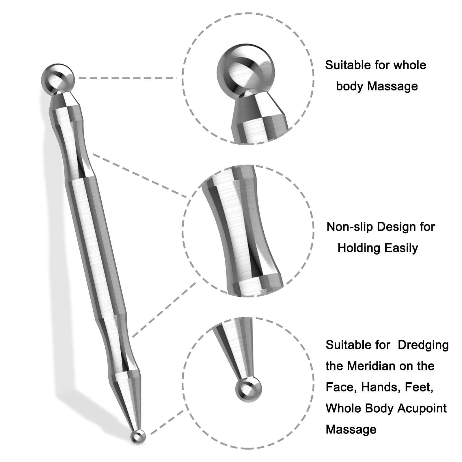 wellgler masaje punto gatillo cuello y espalda con precisión.
