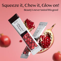 WELLINUS travel pack collagen jelly, HACCP and halal certified for peace of mind.