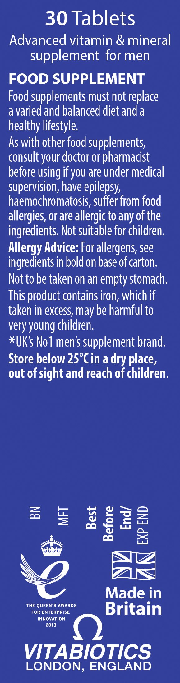 Wellman Conception front of bottle shown for convenient daily use