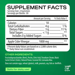 Wellneco ACV gummies close-up, easy pre-meal option for on-the-go nourishment.