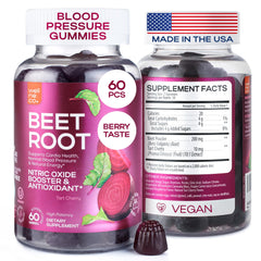 Wellneco Beet Chews bottle on display highlighting heart health support