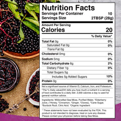 WELLNESS LABSRX Elderberry sea moss gel bottle, flavorful option for daily wellness.