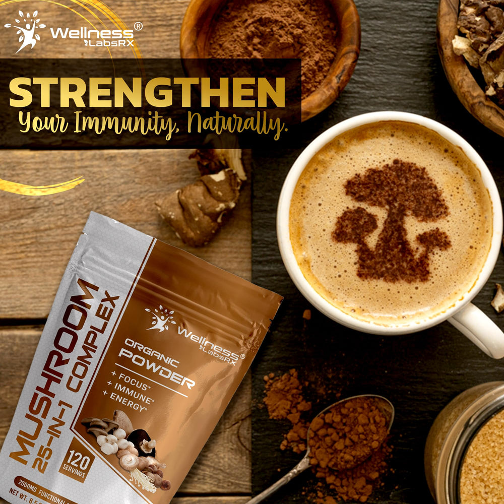 Tremella and Reishi hydrate skin health in powder form