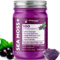 WELLNESS LABSRX Irish Sea Moss Gel Raw with Elderberry - Caribbean Wildcrafted Seamoss, Immune & Digestive Support, 10 oz