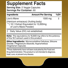 Two-pack packaging shown for WELLNESS LABSRX Lions Mane capsules.