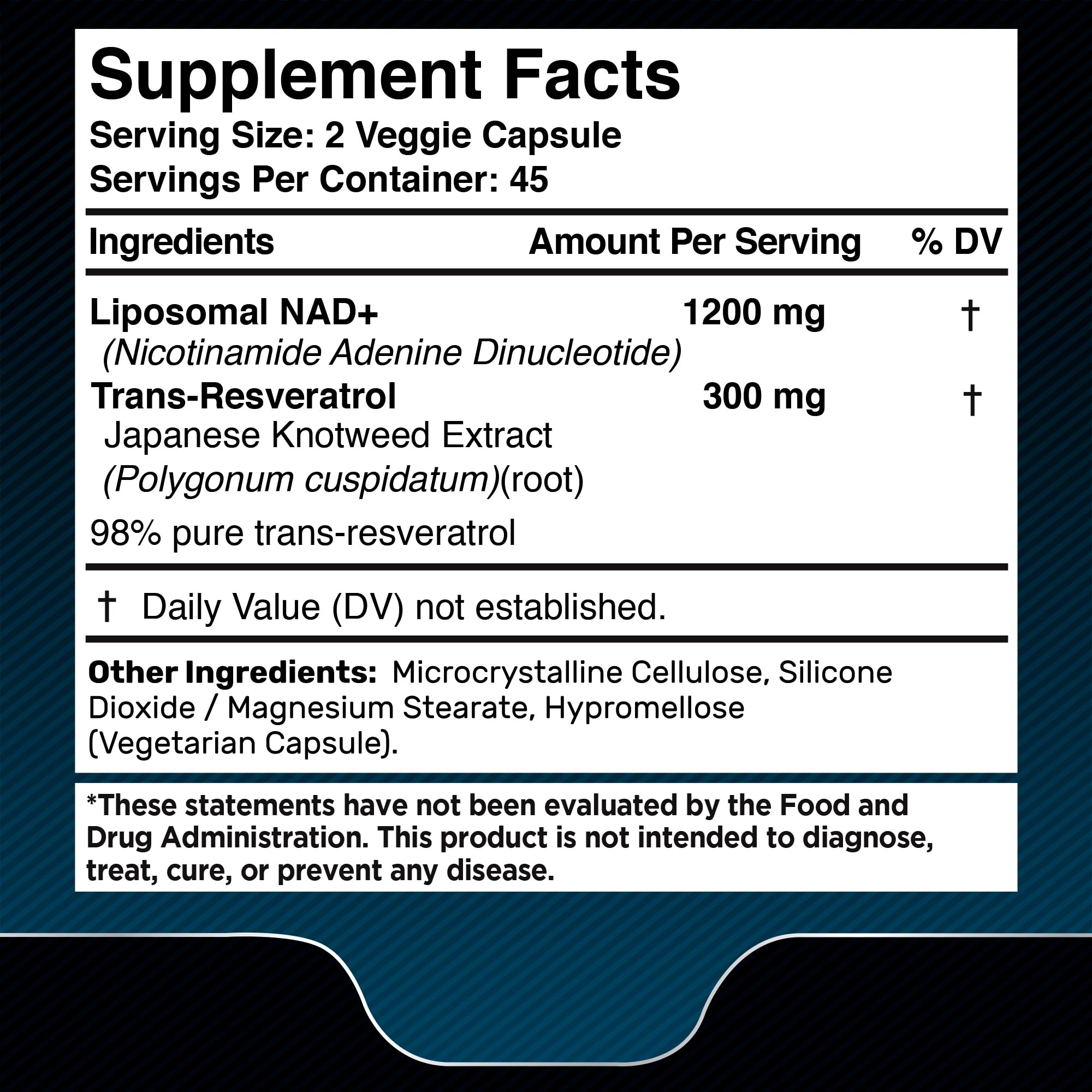 Wellness LabsRx liposomal NAD capsule close-up highlighting enhanced delivery