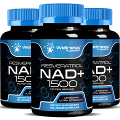 Wellness LabsRx NAD bottle for liposomal NAD+ delivery and cellular support.