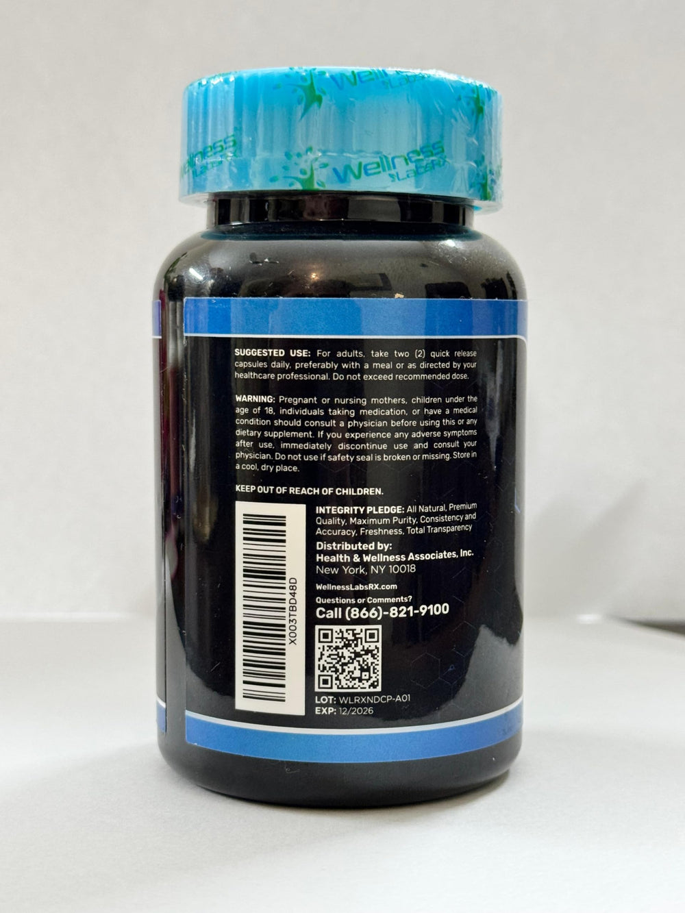 Wellness LabsRx NAD with resveratrol visual emphasizing premium ingredients.