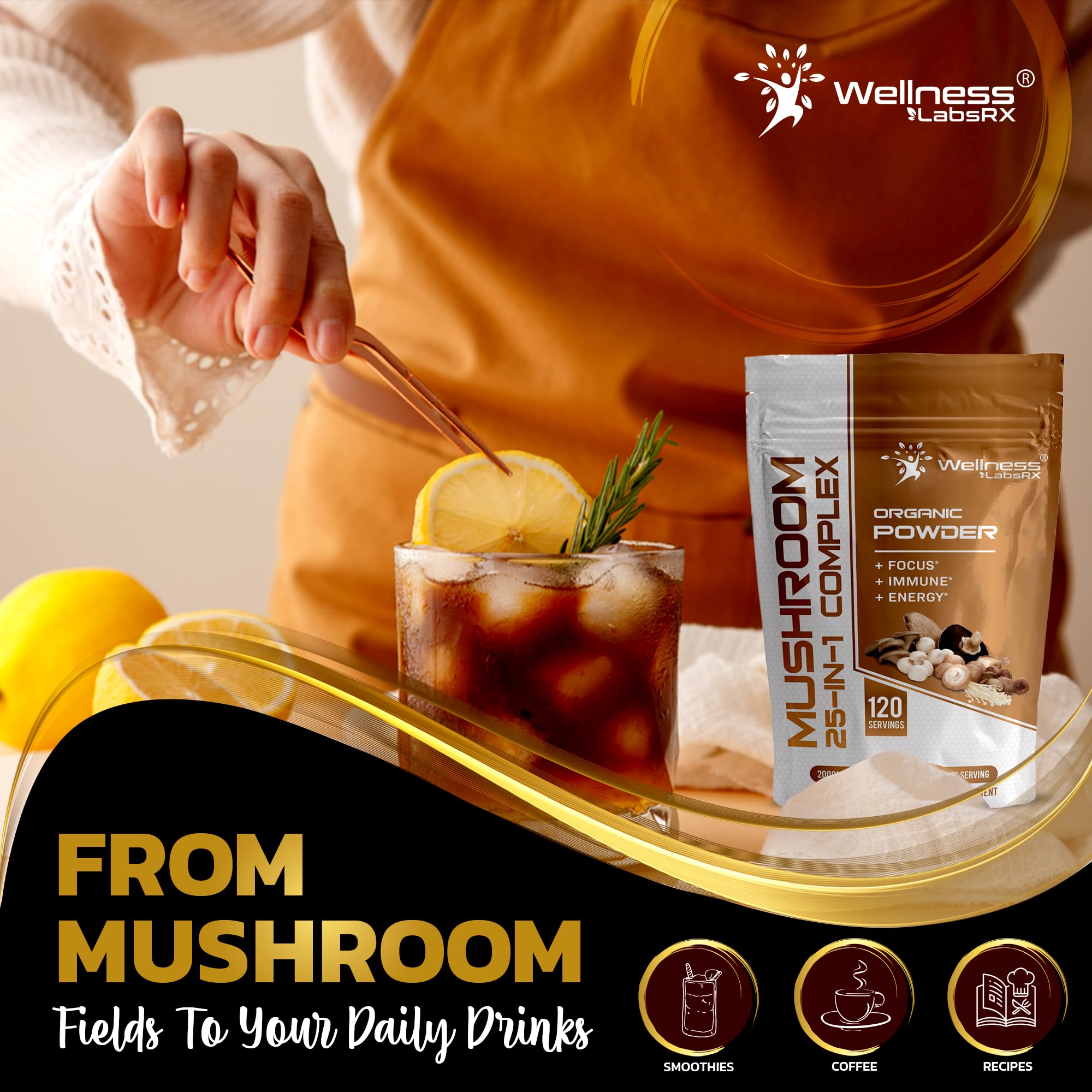 Shiitake and Maitake contribute to broad nutritional value