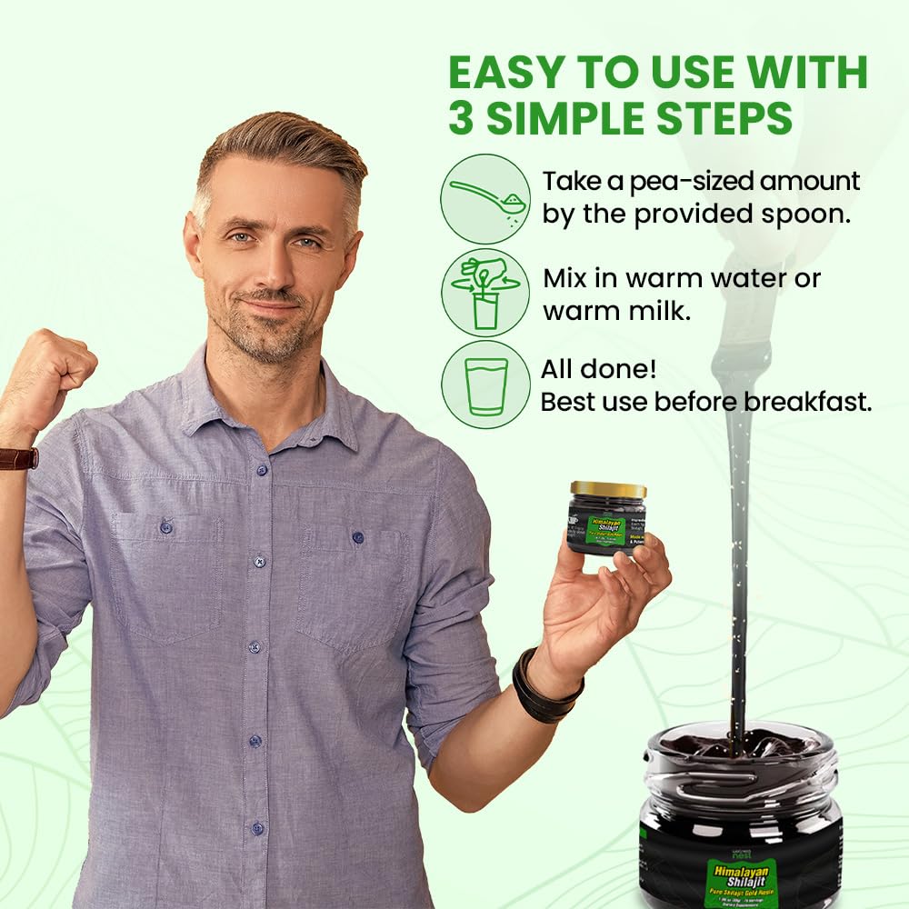 30 g Wellness Nest Shilajit Resin pack for daily use