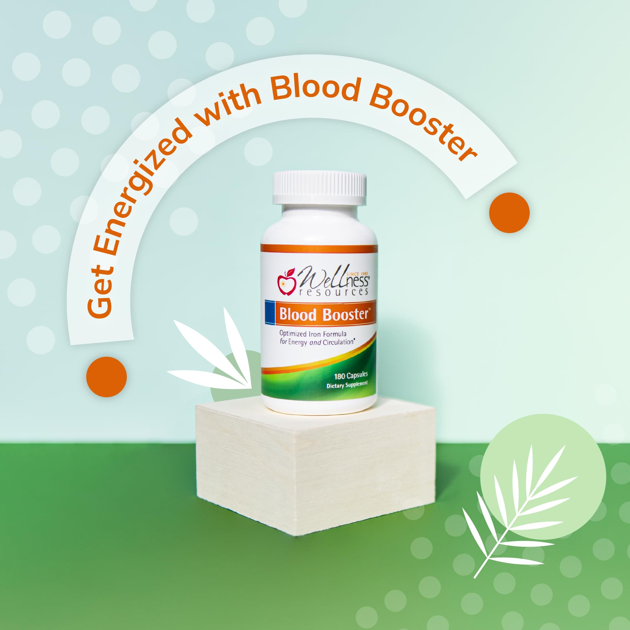 Label highlights methylfolate and vitamin C for enhanced absorption.