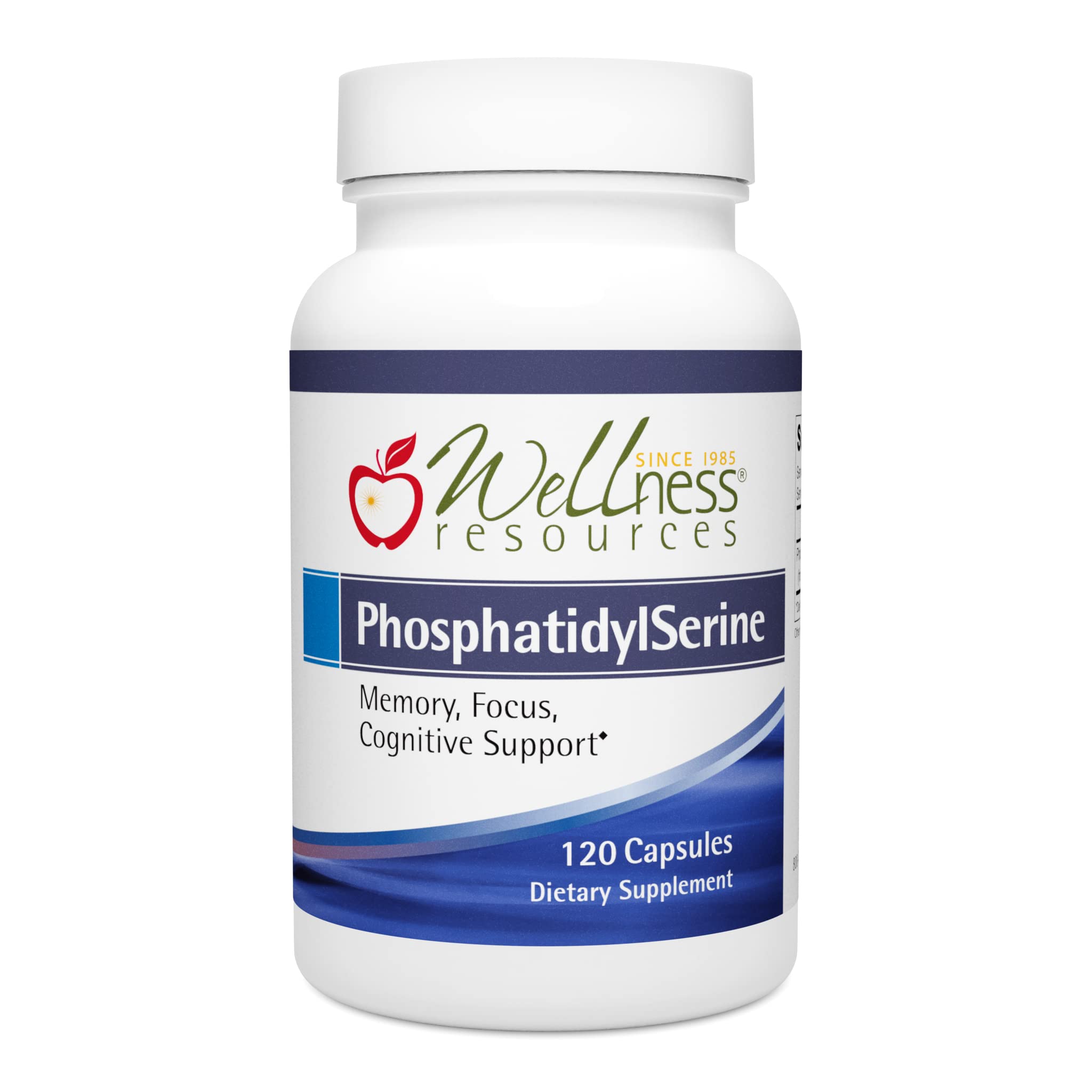 Wellness Resources phosphatidylserine sunflower capsules for brain support at 100 mg