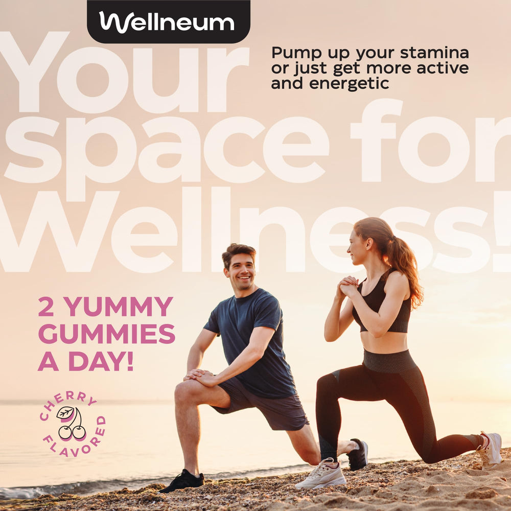 Wellneum Beet Root Gummies packaging shot highlighting vegan non-GMO formula for plant-based wellness