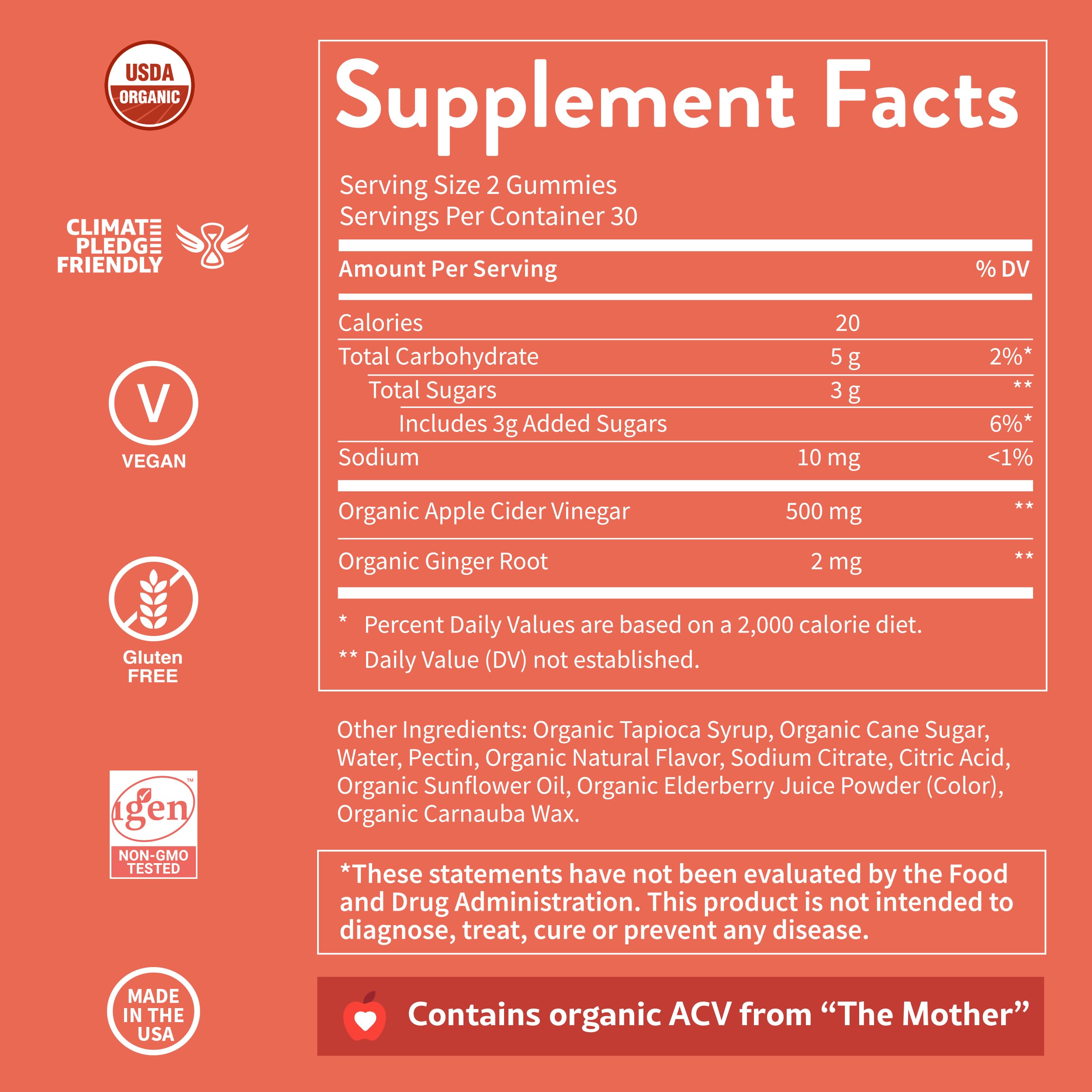 WellPath Pure ACV Gummies label shows pectin base and gelatin-free recipe.