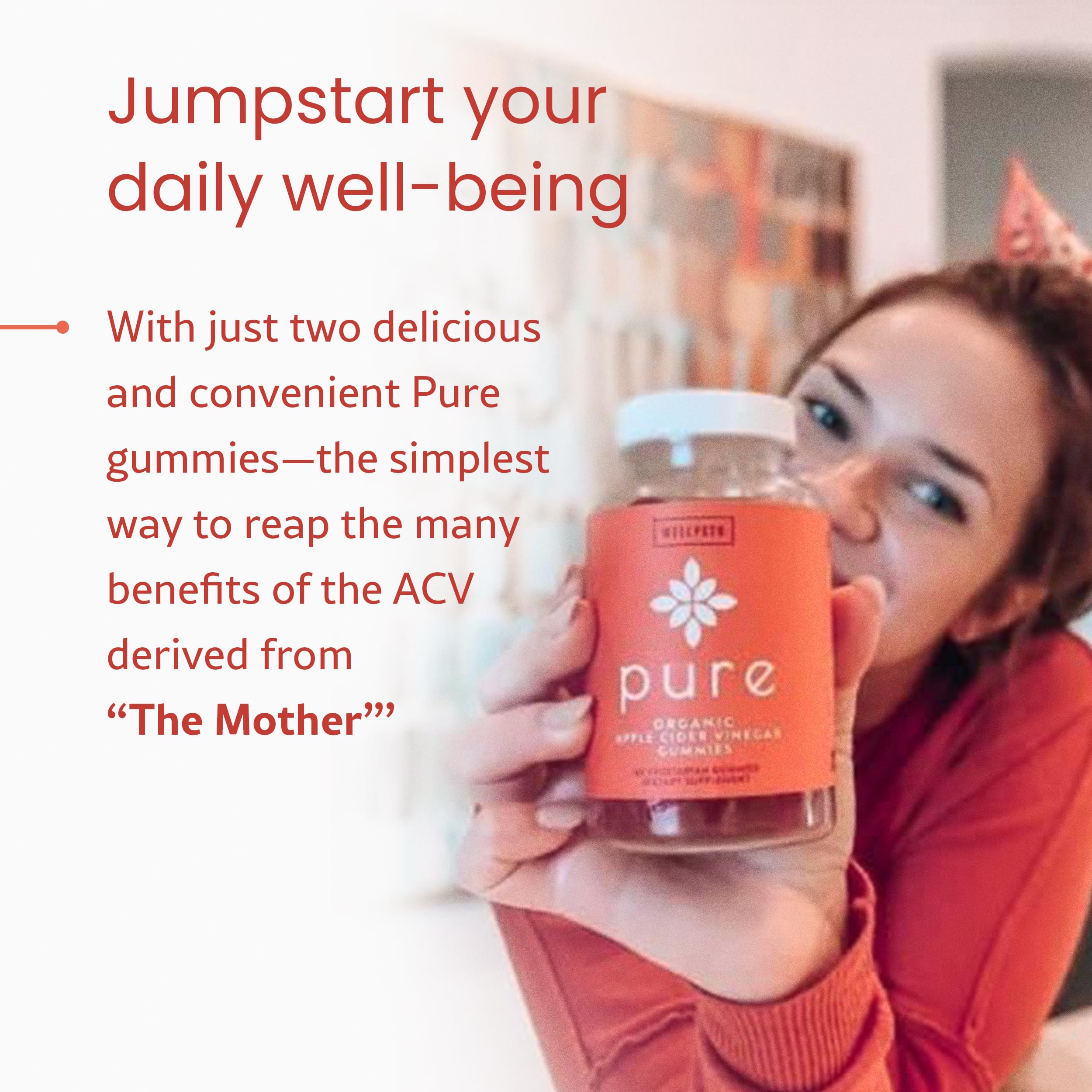 WellPath Pure ACV Gummies natural apple flavor derived from the mother.