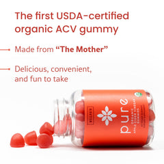 USDA Organic label on WellPath ACV Gummies packaging
