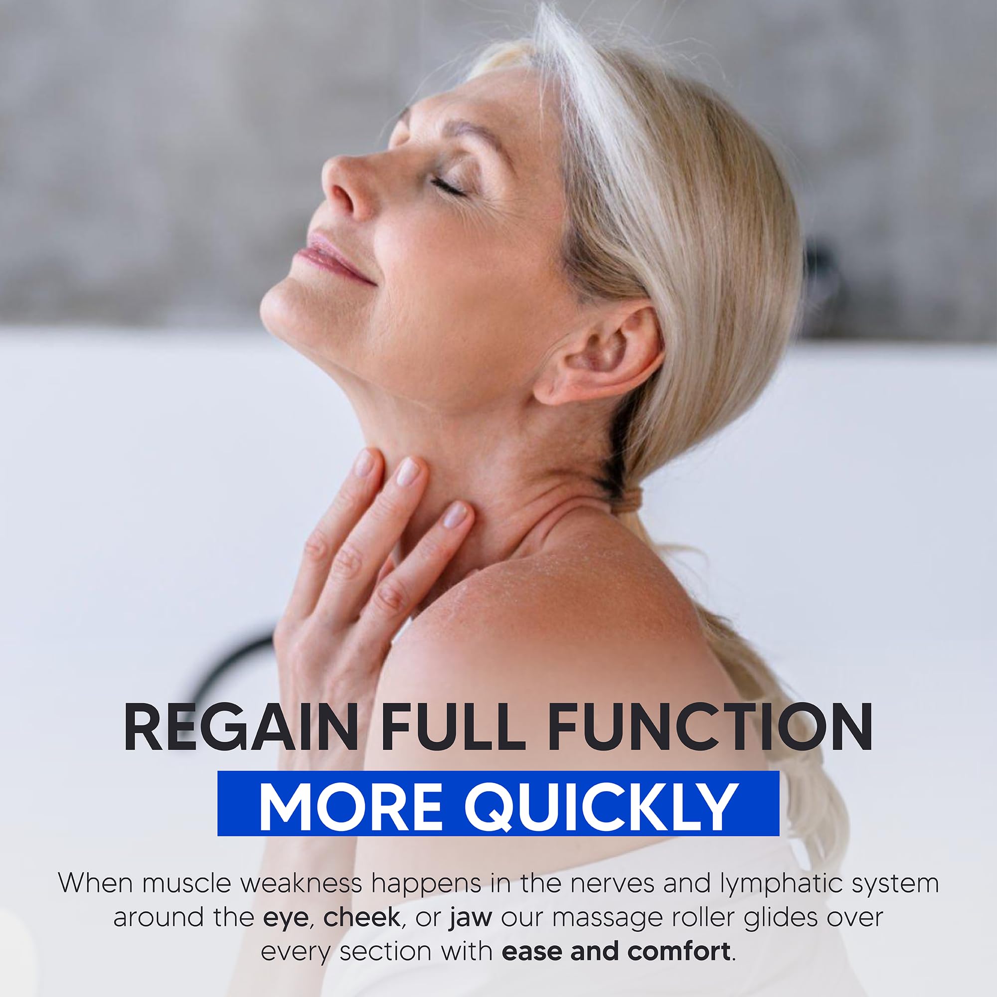 WellSmart Pro massager helps support comfortable daily use for facial relief.