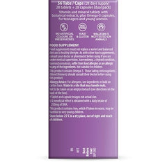 Wellteen Her Plus bottle close-up highlights balanced teen nutrition.