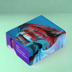 Wellura Strong Cell, etiqueta detalle, ingredientes visibles y absorción.