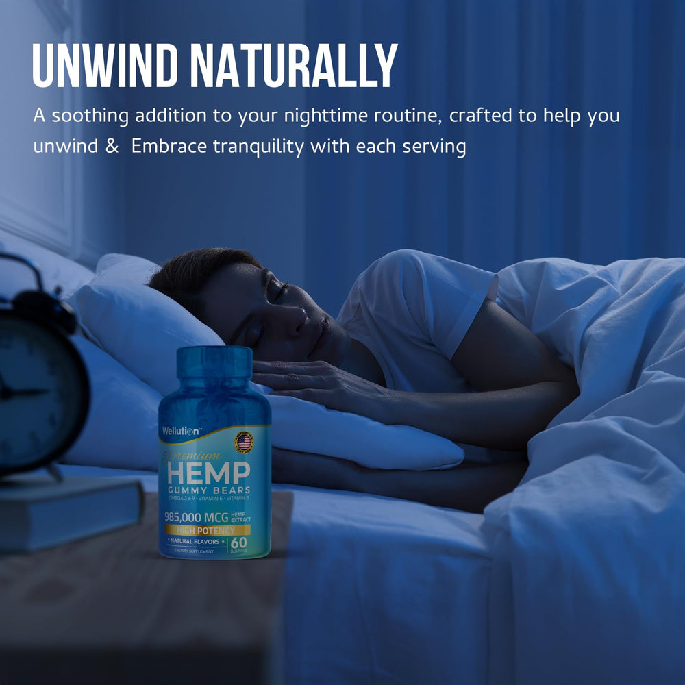 Pouring WELLUTION gummies highlights easy daily use and fast-acting experience.