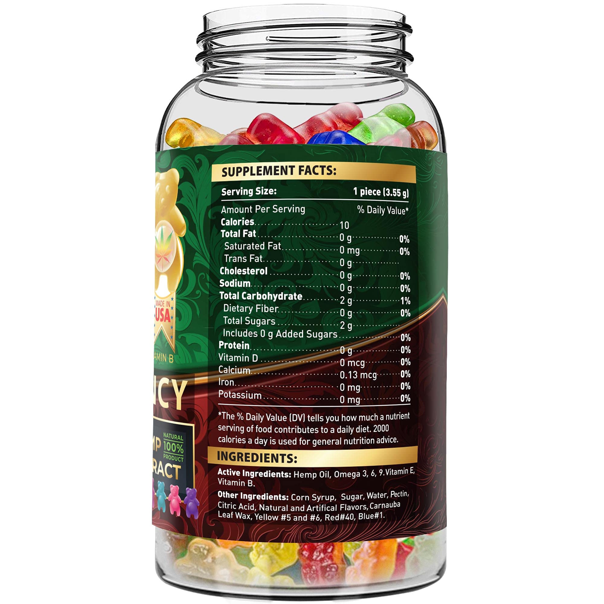 Reflects fast-acting formula for convenient daily calm with natural nutrients