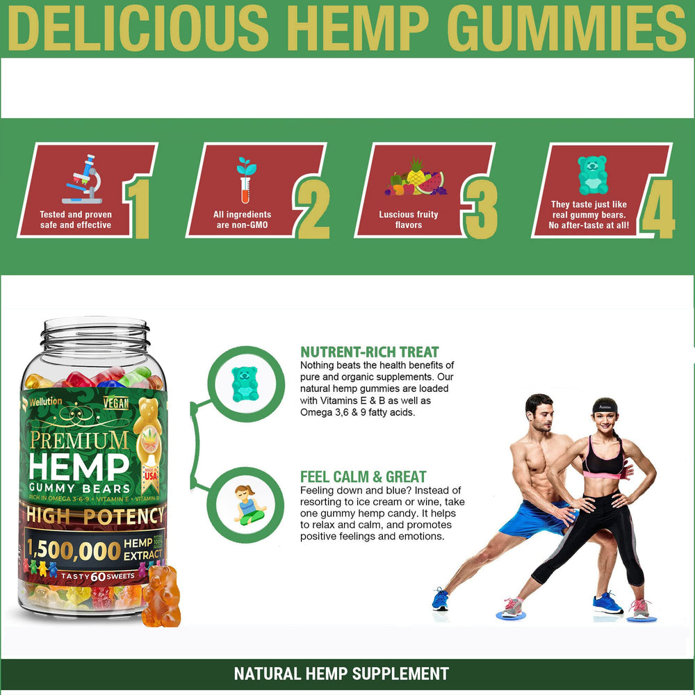 Gluten-free Wellution gummies support gluten-sensitive lifestyles and taste