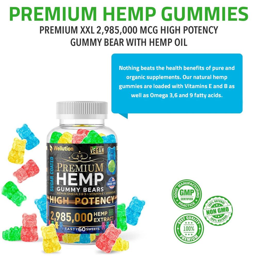 Wellution 60-count bottle signals long-lasting daily routine support.