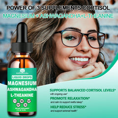 WellVeraVida ashwagandha and L-Theanine ingredients showcase for calm mood support.