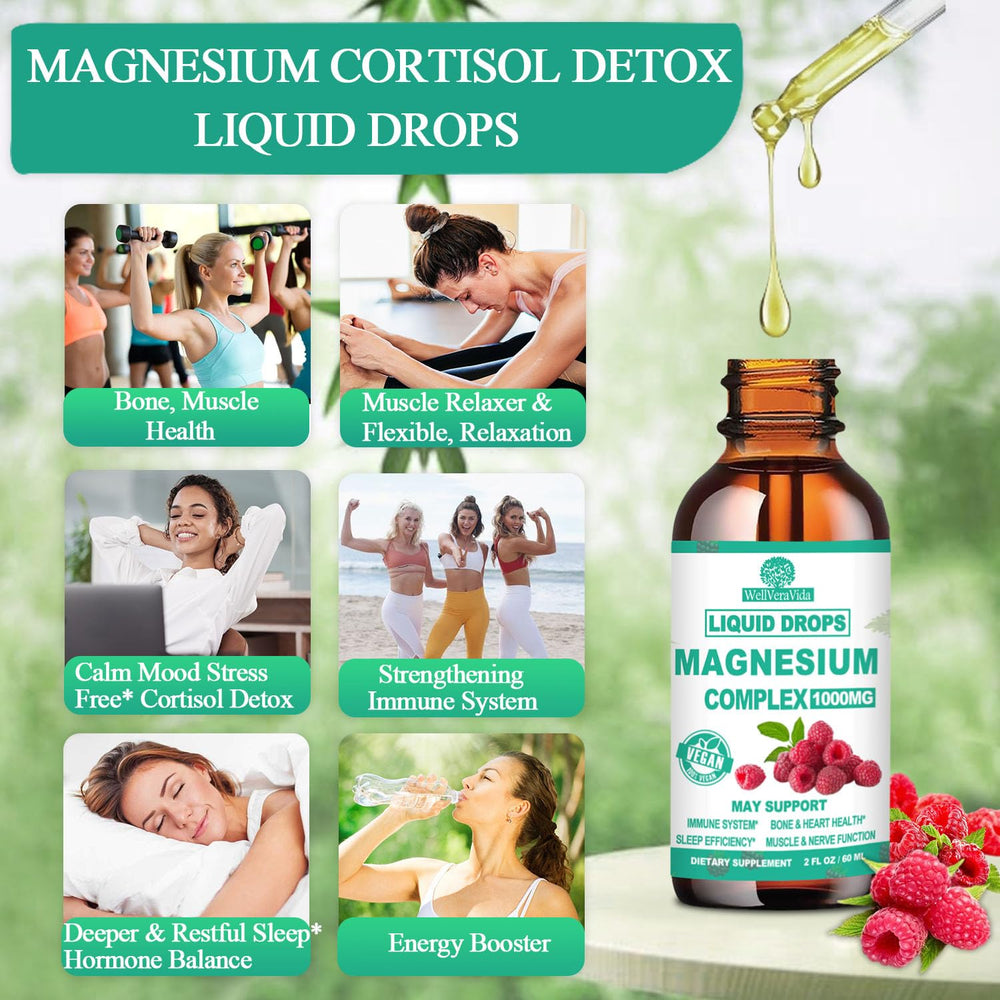 WellVeraVida Cortisol Detox dropper enables simple daily dosing.