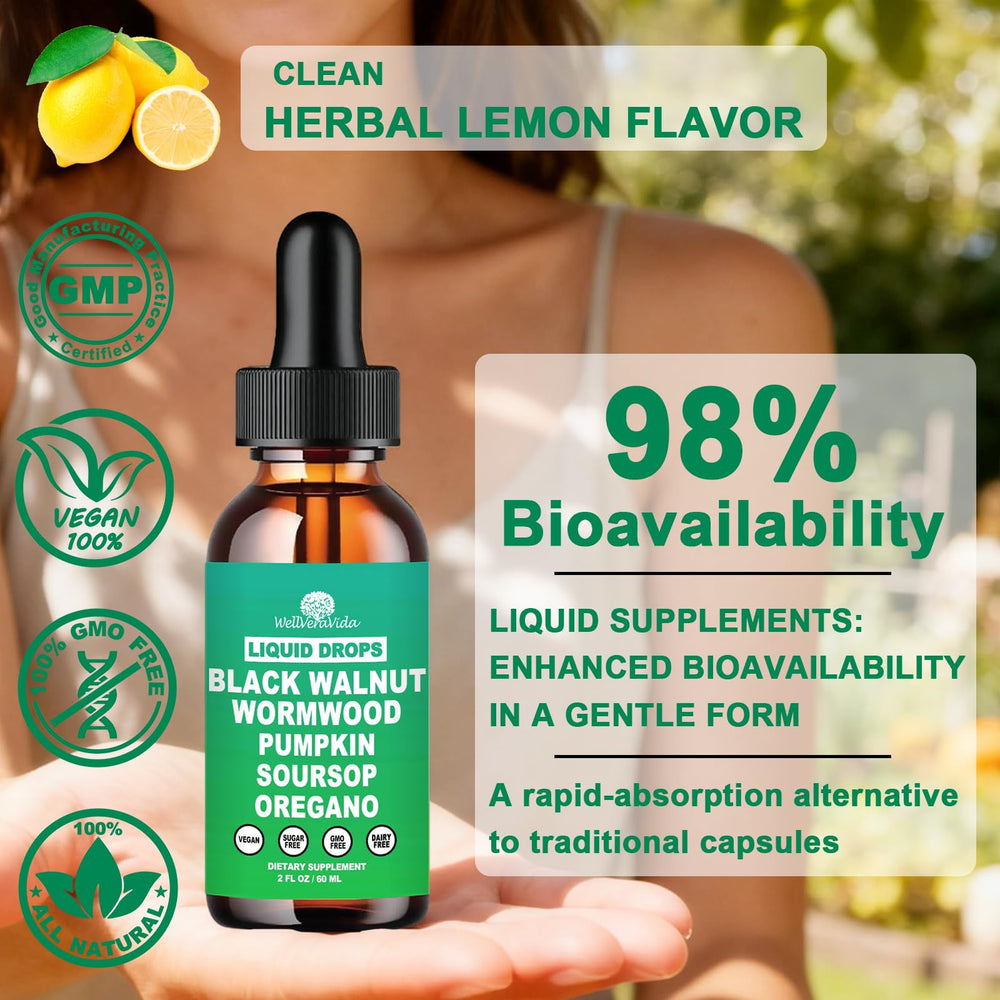WellVeraVida organic non-GMO guarantee seal on label for quality.