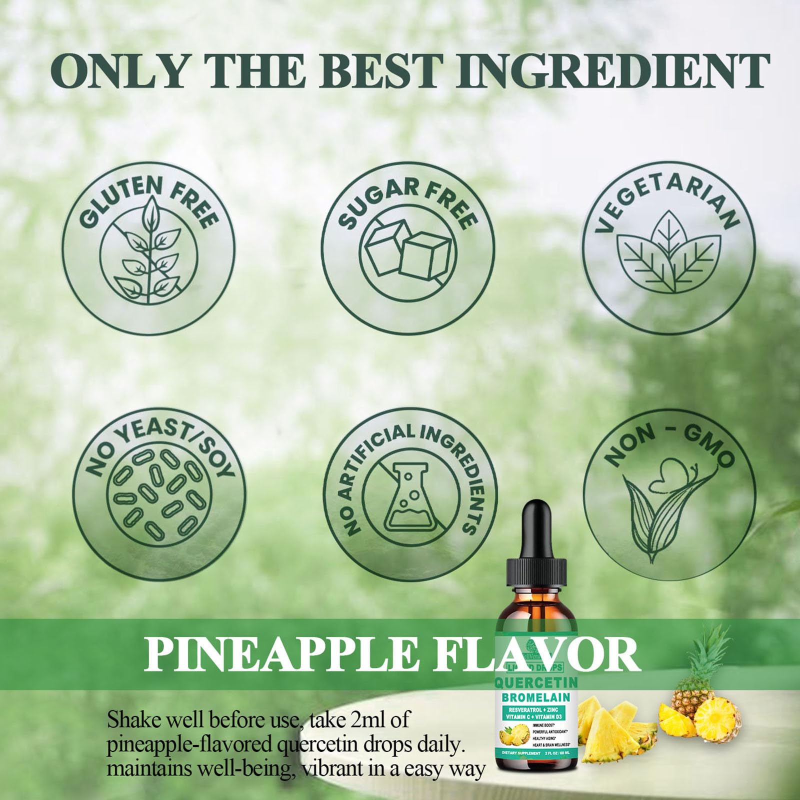 Dairy-free, gluten-free, vegan WellVeraVida label for clean lifestyle